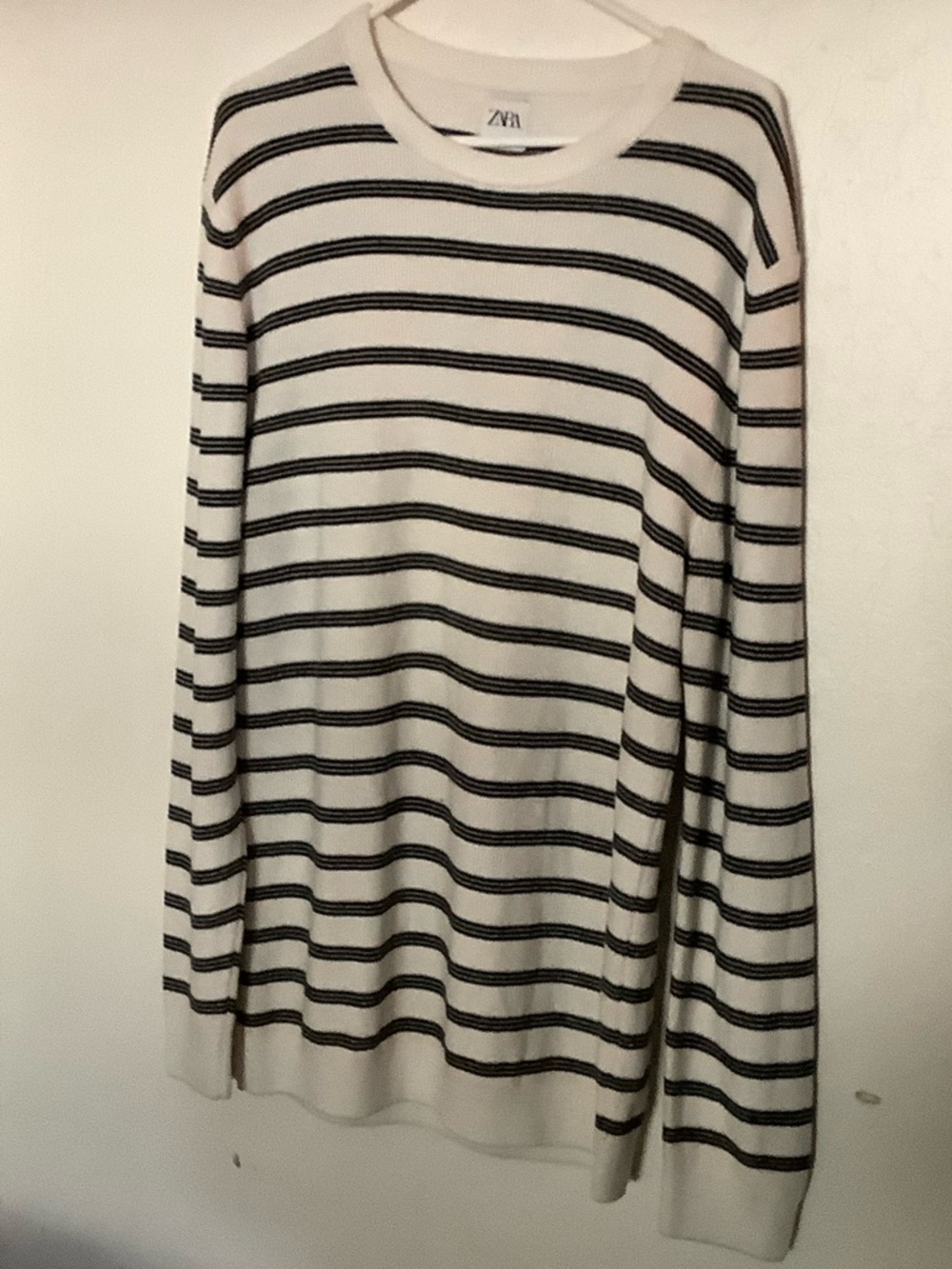 Zara Striped Crewneck Sweater GUC